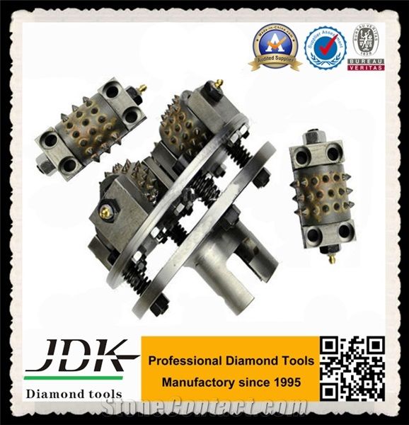 30 Tips Diamond Bush Hammer Roller for Stone Lichi Surface Finishing