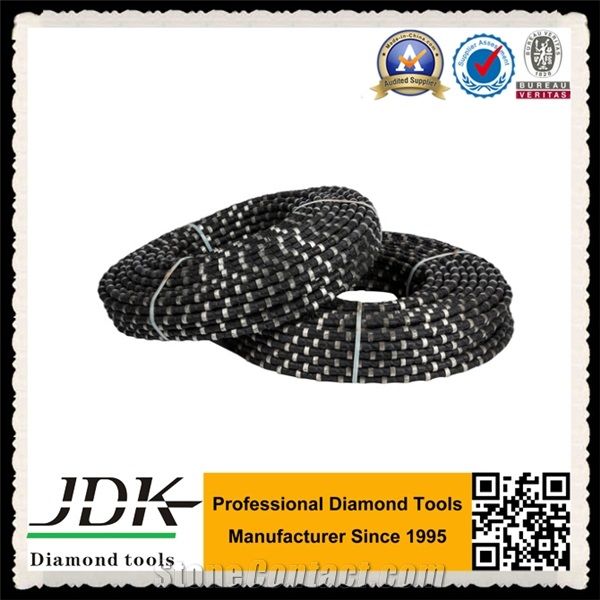Diamond Wire Saw for Marble Squaring, Rubber Diamond Wire, Rubber Diamond Rope, Rubber Diamond Cable, Rubber Wire Saw for Granite Squaring