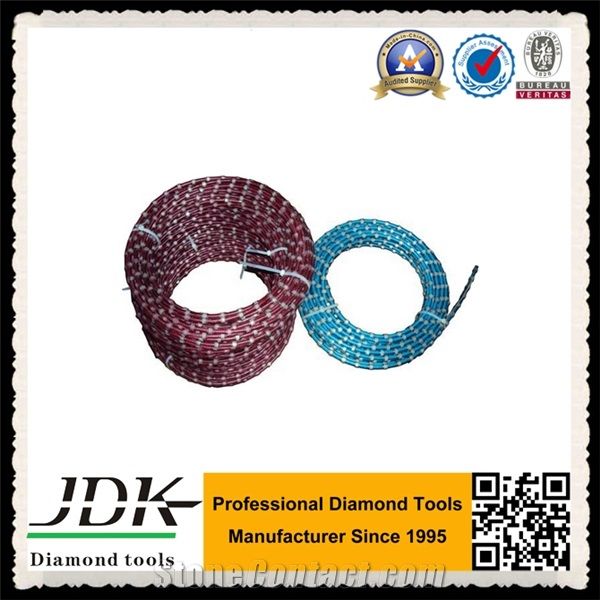 Plastic Diamond Wire Saw for Stone Profiling, Diamond Wire, Diamond Rope, Diamond Cable, Sinter Diamond Wire for Stone Cutting, Wire Saw for Granite