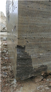 Titanium Travertine Blocks, Grey Travertine Blocks