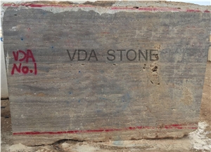 Iran Silver Grey Travertine Blocks