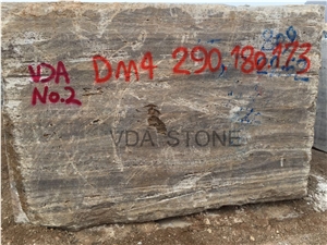Iran Silver Grey Travertine Blocks