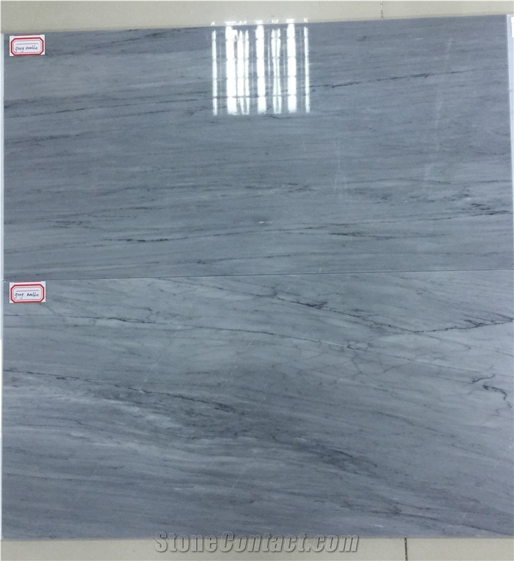 Chinese Bardiglio Imperial Marble Tiles and Slabs