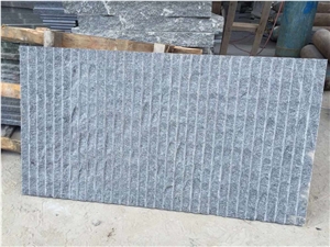 Rough Dark Grey G654 Granite Tiles Waterflow
