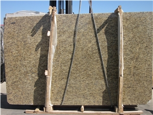 Santa Cecilia Light Granite Slabs & Tiles, Brazil Yellow Granite