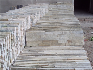 Yellow Quartzite Cultured Stone, Ledge Stone and Stakced Stone