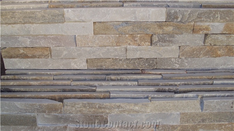 Yellow Quartzite Cultured Stone, Ledge Stone and Stakced Stone