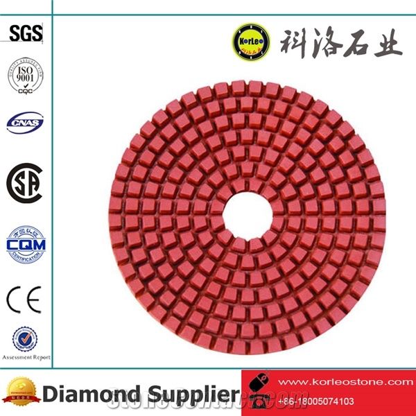 Red Flexible Polishing Pads
