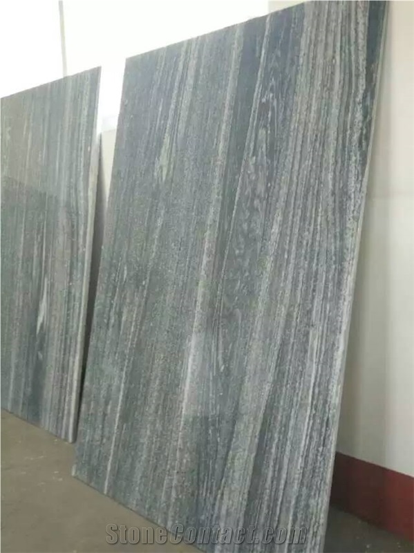 China Black Granite / Fantasy Wood / Interesting Veins / Fantasy Granite Tiles for Walling and Flooring