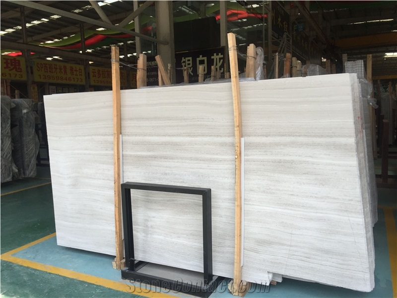 Crystal White Wooden A++ Grade Honed Marble Slabs,Wooden Marble, White Wood Grain Marble ,Crystal Wooden Vein White Marble Honed Slabs, Covering Tiles