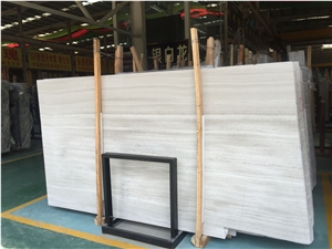 Crystal White Wooden A++ Grade Honed Marble Slabs,Wooden Marble, White Wood Grain Marble ,Crystal Wooden Vein White Marble Honed Slabs, Covering Tiles