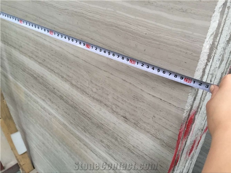 Crystal White Wooden Honed Marble Slabs,Wooden Marble, White Wood Grain Marble,Crystal Wooden Vein White Marble Honed Slabs