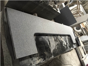 G654 Granite / Padang Dark / Dark Grey Flamed Pool Coping