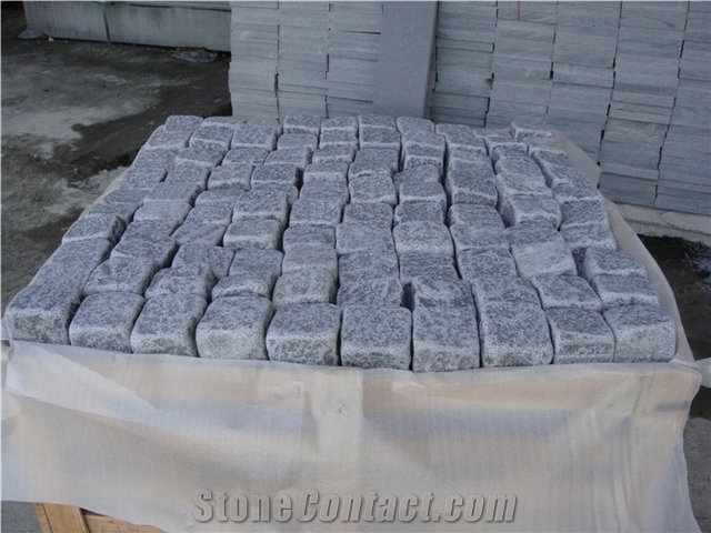 G654 Granite / Padang Dark / Dark Grey Tumbled Stone,G654 Granite Paving Stone, G654 Tumbled Cube, Dark Grey Cube Stone