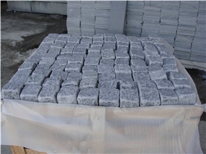 G654 Granite / Padang Dark / Dark Grey Tumbled Stone,G654 Granite Paving Stone, G654 Tumbled Cube, Dark Grey Cube Stone