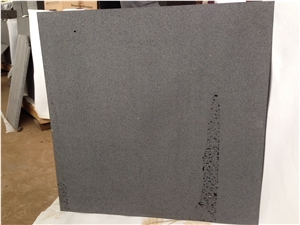Hainan Black Basalt Sawn 400 Grit Tiles, Dark Bluestone Sawn 400 Grit with Cats Paws Tiles, China Black Basalt Floor Tiles, Black Basalt Walling & Flooring Sawn 400 Grit Tiles