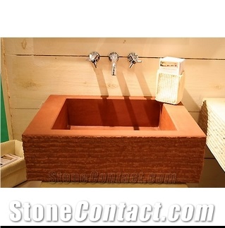 red Sandstone sinks & basins