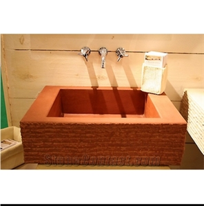 red Sandstone sinks & basins
