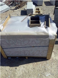 G341 Granite Bushhammered Surface Shaped Curbstone Side Stone Kerbstone