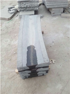 G370 Dark Grey Granite Shaped Water Drain Sets