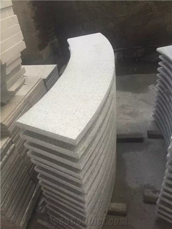 Zj Dark Grey Granite Flamed Surface Swimming Pool Coping Stone
