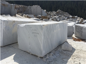 Mura Silver Moon Blocks, White Marble Blocks