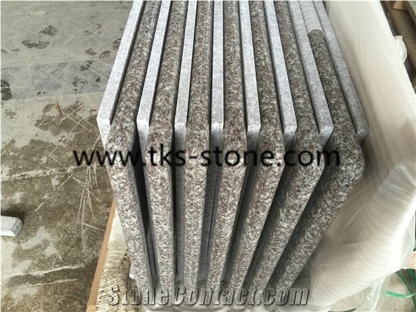 G664 Granite Vanity Top, Bainbrook Brown Granite Bath Top, G664 Red Granite Bathroom Top, Brown Granite Bathroom Countertop