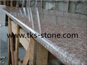 G687 Stairs,G687 Steps,G687 Granite ,China Red Granite Steps,Peach Red Granite Stari Treads