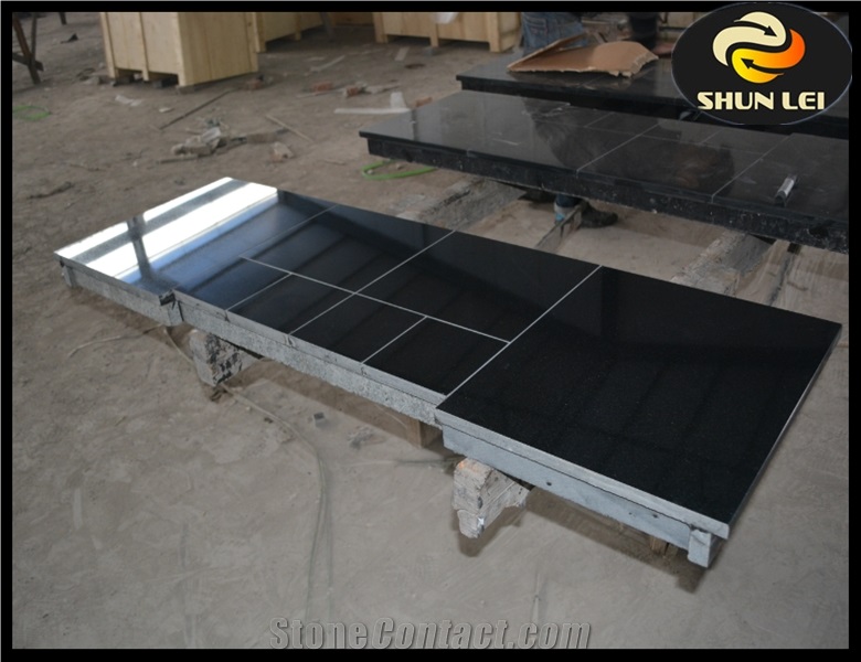 Black Granite Fireplace Floor Plate