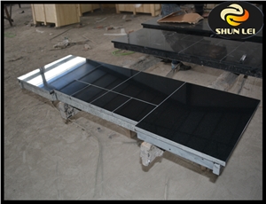 Black Granite Fireplace Floor Plate