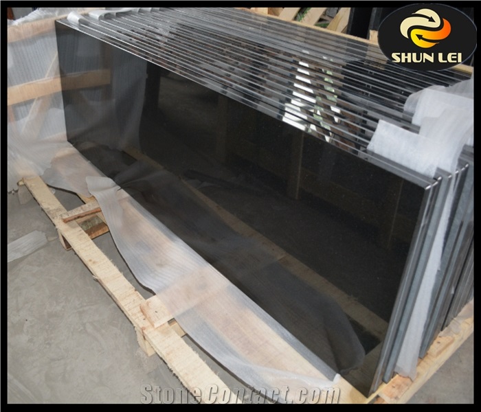 Black Granite Fireplace Floor Plate