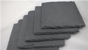 Black Slate Square Platter /Kitchen Hood /Tray