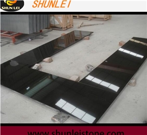 China Black Granite Kitchen Countertop, Hebei Black Granite Countertop