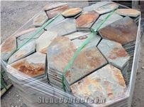 Customized Wall Covering Slate Flagstone Irregular Flagstone