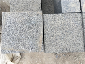 Flamed Shanxi Black Granite Cobble Stone for Paving