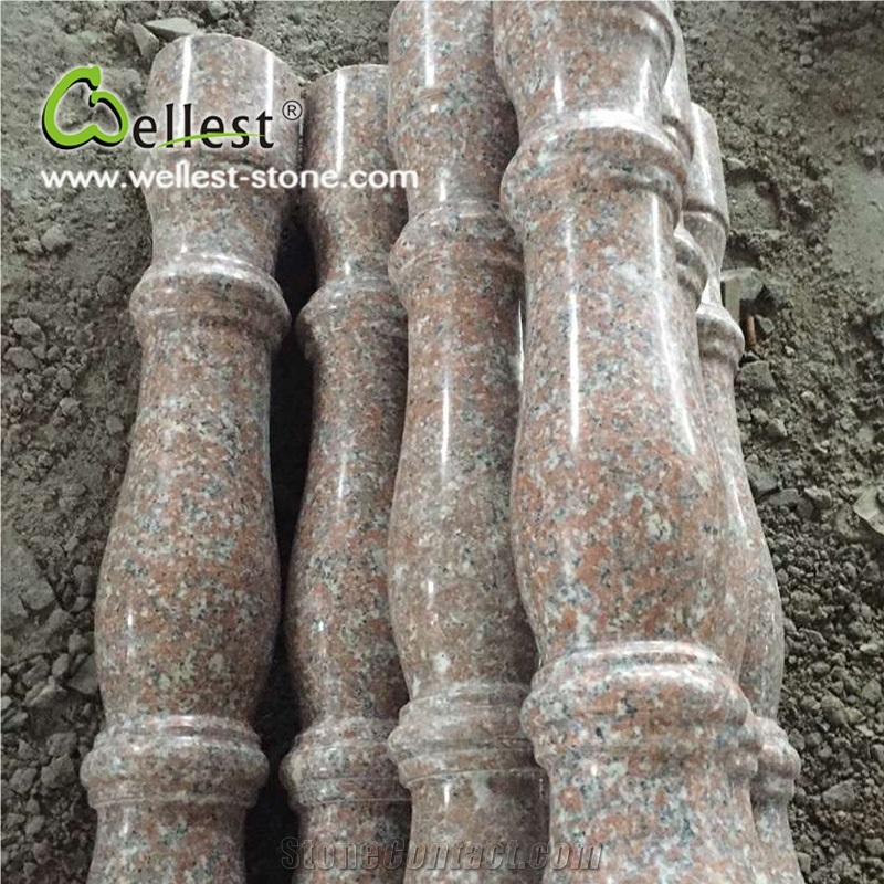 Best Selling China Natural Pink G664 Granite Balustrades for Project