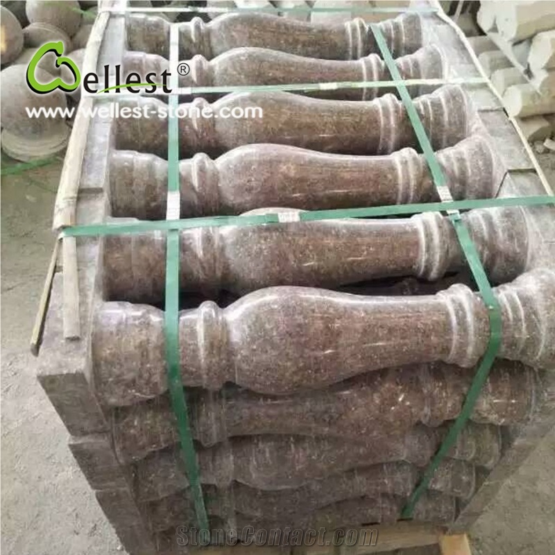 Best Selling China Natural Pink G664 Granite Balustrades for Project