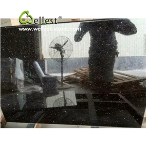 Black Galaxy Granite Kitchen Countertop