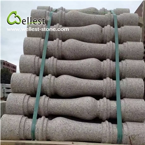 China Factory Flamed G603 Granite Balustrades for Outdoor