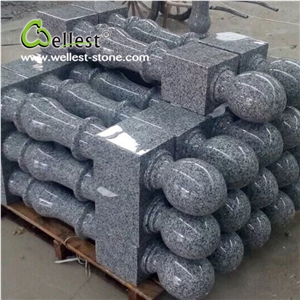 China Factory Hot Selling Natural Black Polished Granite Balustrades for Hotel