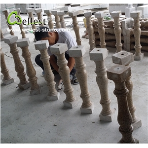 China Natural Beige Granite Cheap Balustrades for Outdoor