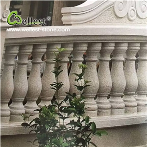 China Natural Rusty New Granite Balustrades for Sale
