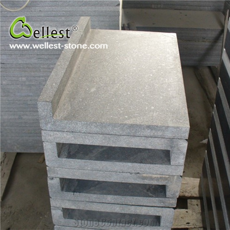 Factory Natural Black Granite Cheap Pool Edging Coping Pavers for Swimming Pool