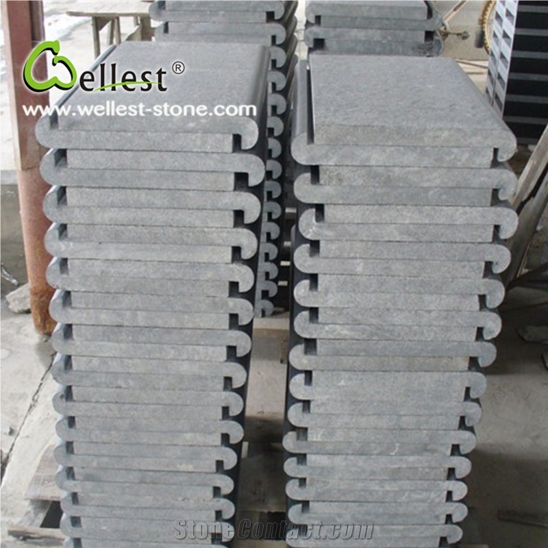 Factory Natural Black Granite Cheap Pool Edging Coping Pavers for Swimming Pool