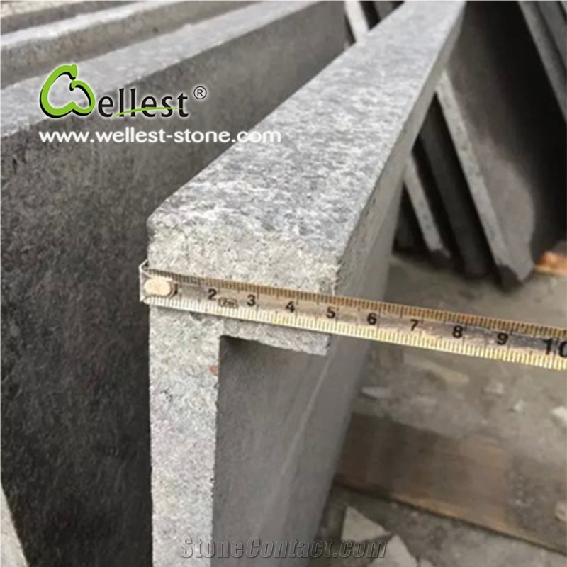 Factory Natural Black Granite Cheap Pool Edging Coping Pavers for Swimming Pool
