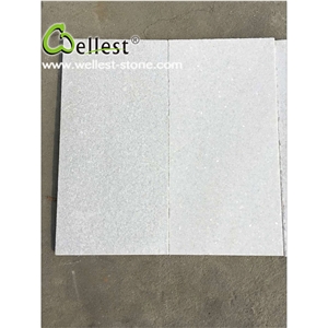 Super White Quartzite Flamed Surface Tile & Slab