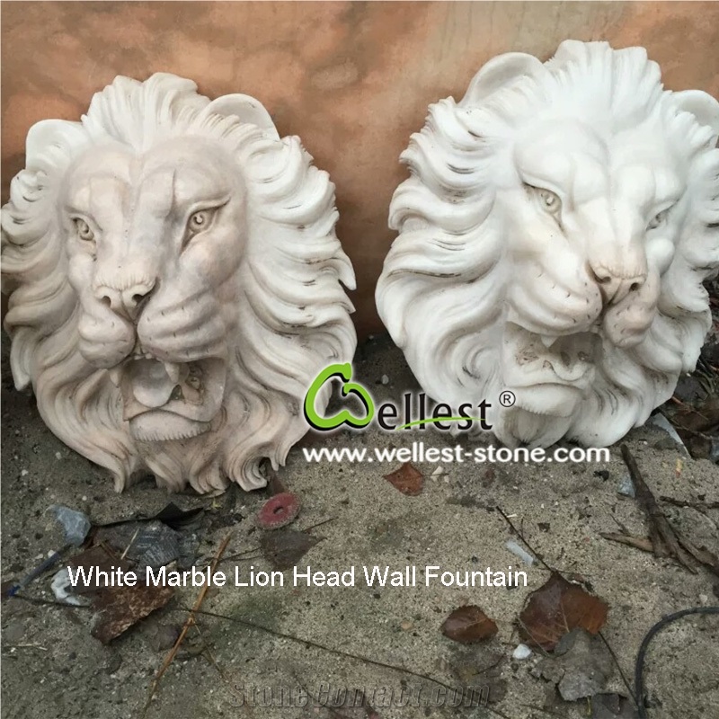 Wellest Natural Stone Granite Fish Wall Mounted Fountain