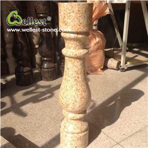 Wholesale Beige Color Natural Granite Stone Balustrades for House
