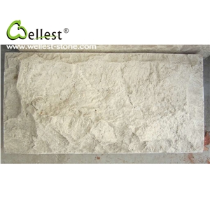 Wholesale Factory Natural Light Beige Travertine Mushroom Stone