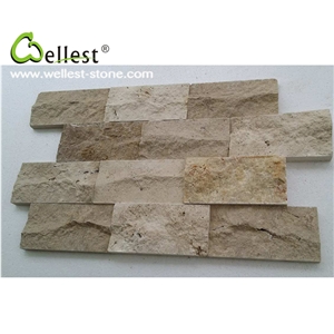 Wholesale Factory Natural Light Beige Travertine Mushroom Stone